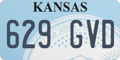 KS license plate 629GVD