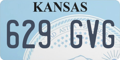KS license plate 629GVG