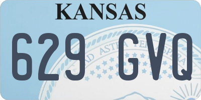 KS license plate 629GVQ