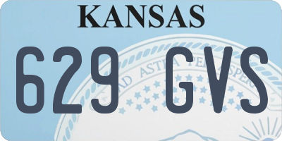 KS license plate 629GVS