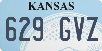 KS license plate 629GVZ