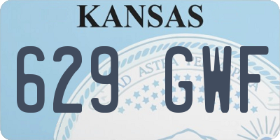 KS license plate 629GWF