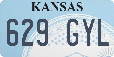KS license plate 629GYL