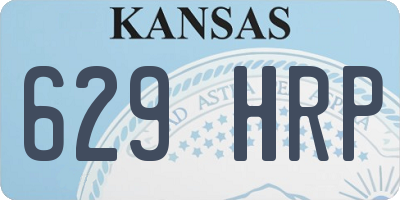 KS license plate 629HRP