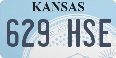 KS license plate 629HSE