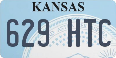 KS license plate 629HTC