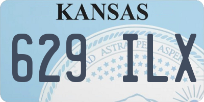 KS license plate 629ILX