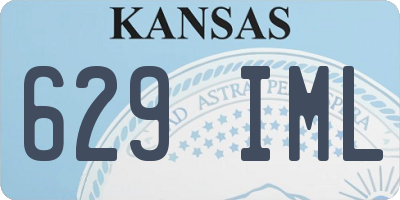 KS license plate 629IML