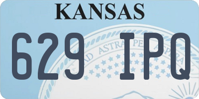 KS license plate 629IPQ