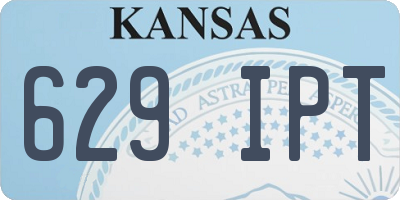 KS license plate 629IPT