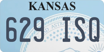 KS license plate 629ISQ