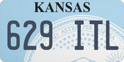 KS license plate 629ITL