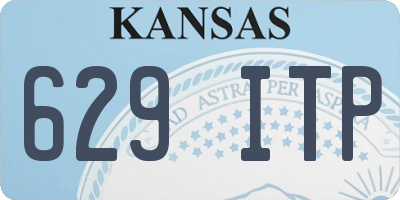 KS license plate 629ITP