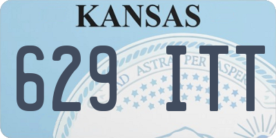 KS license plate 629ITT