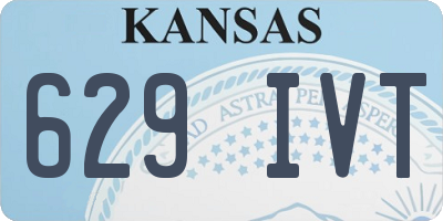 KS license plate 629IVT