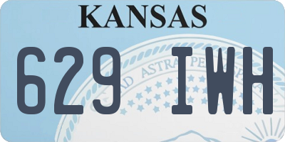 KS license plate 629IWH