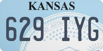 KS license plate 629IYG