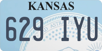 KS license plate 629IYU