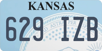 KS license plate 629IZB