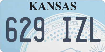 KS license plate 629IZL