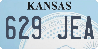 KS license plate 629JEA