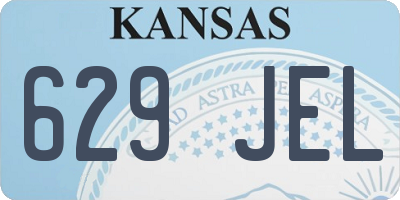 KS license plate 629JEL