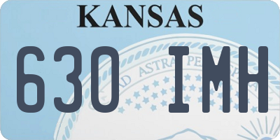 KS license plate 630IMH