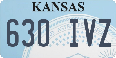 KS license plate 630IVZ