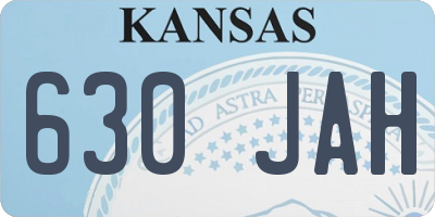 KS license plate 630JAH
