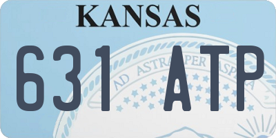 KS license plate 631ATP