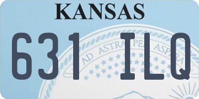 KS license plate 631ILQ