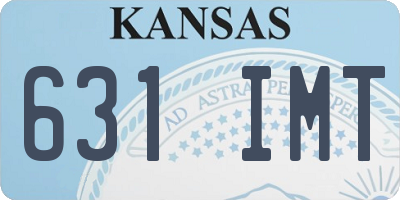 KS license plate 631IMT