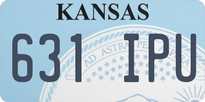 KS license plate 631IPU