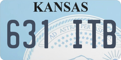 KS license plate 631ITB