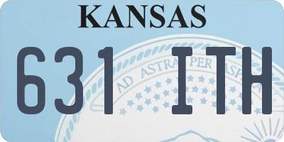 KS license plate 631ITH