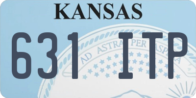 KS license plate 631ITP