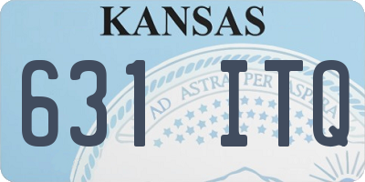 KS license plate 631ITQ