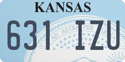 KS license plate 631IZU