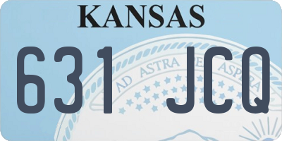 KS license plate 631JCQ