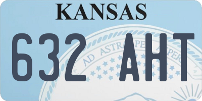 KS license plate 632AHT