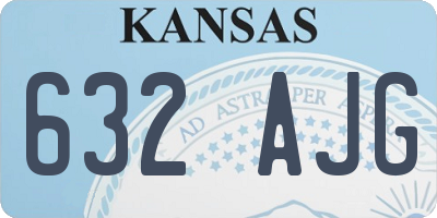 KS license plate 632AJG
