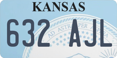 KS license plate 632AJL