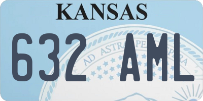 KS license plate 632AML
