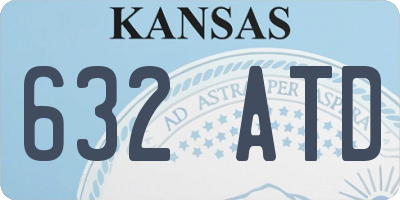 KS license plate 632ATD