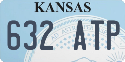 KS license plate 632ATP