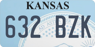 KS license plate 632BZK