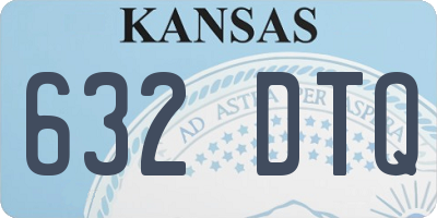 KS license plate 632DTQ