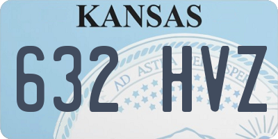 KS license plate 632HVZ