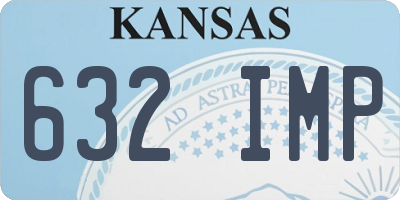KS license plate 632IMP