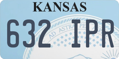 KS license plate 632IPR